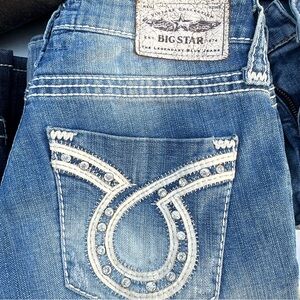 BIG STAR: The Legendary Blue Jean, Rock Revival Brand, Size 25R, Great Condition